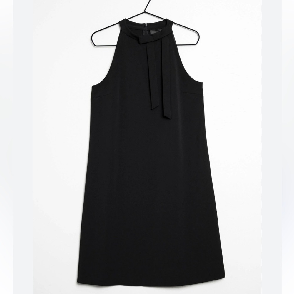 Elegant Black Halter Dress